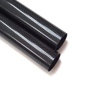 Karta tal-fibra tal-karbonju sħiħa ta '3K Carbon Fiber Tube