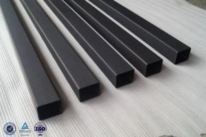 Piż ħafif Carbon Fiber Square Tube, 3K Carbon Fiber Tube rettangolari
