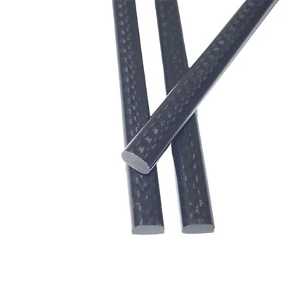 Carbon Fiber Ovali Twill Rod